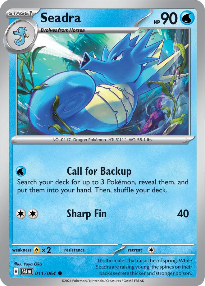 Pokemon Seadra 11/64 Shrouded Fable