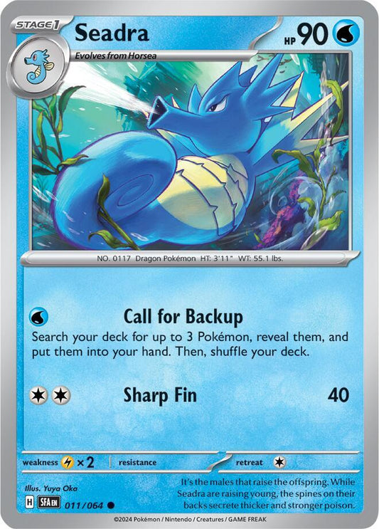 Pokemon Seadra 11/64 Shrouded Fable
