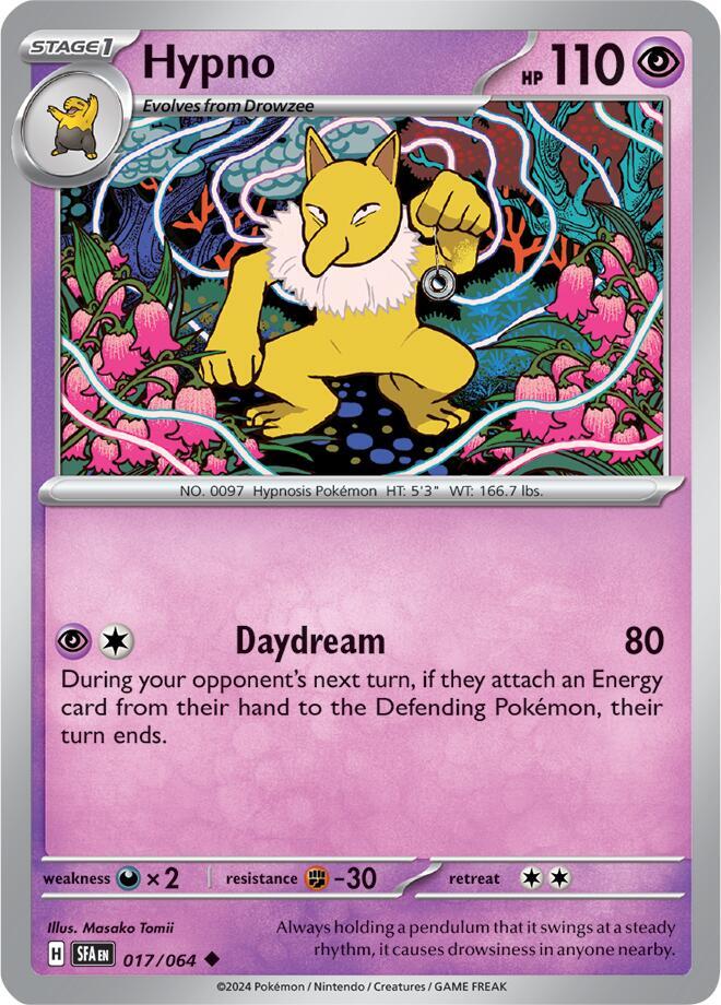 Pokemon Hypno 17/64 Shrouded Fable