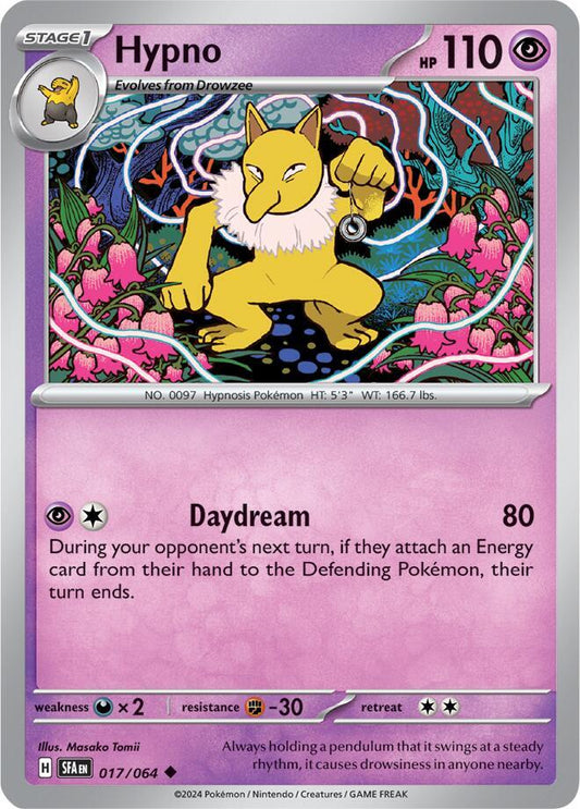 Pokemon Hypno 17/64 Shrouded Fable