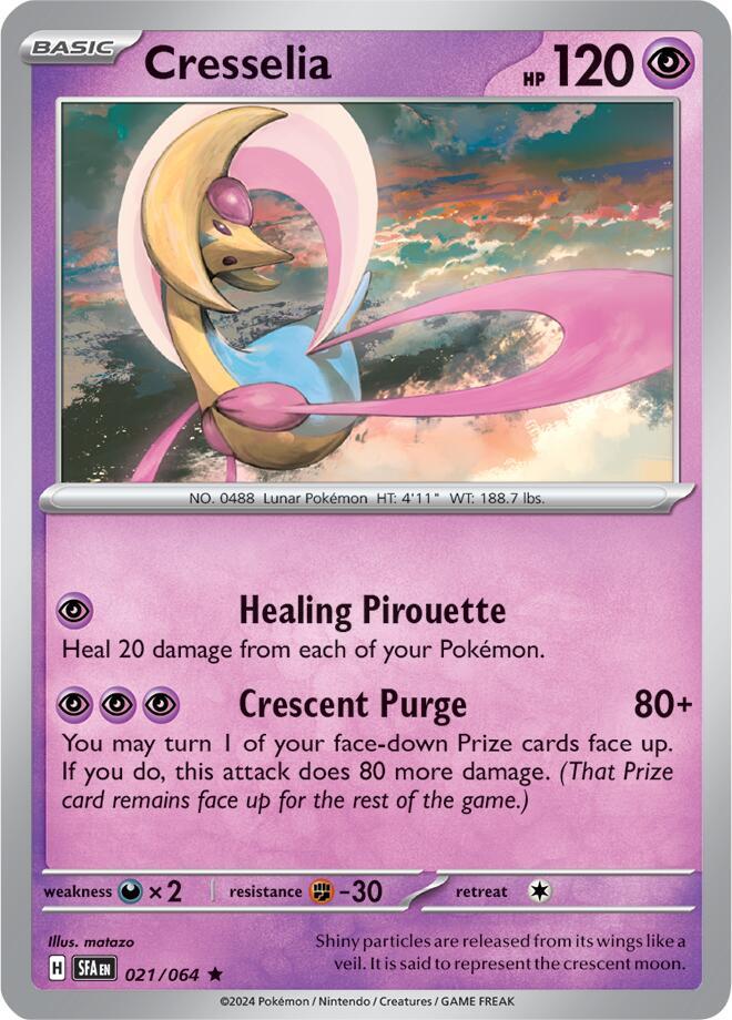 Pokemon Cresselia 21/64 Shrouded Fable