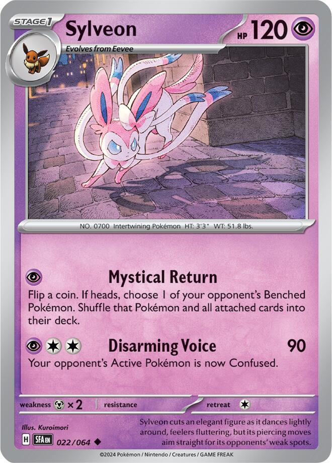 Pokemon Sylveon 22/64 Shrouded Fable