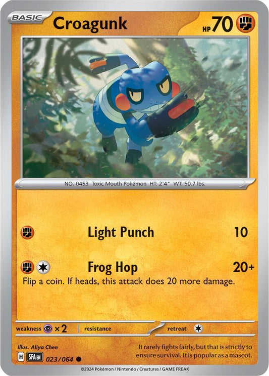 Pokemon Croagunk 23/64 Shrouded Fable