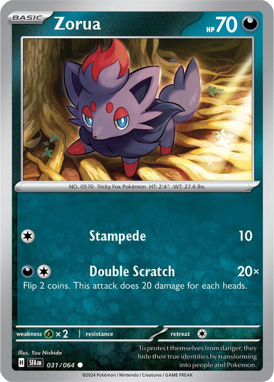 Pokemon Zorua 31/64 Shrouded Fable