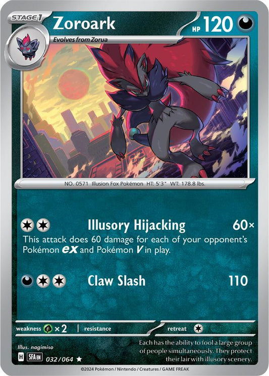 Pokemon Zoroark 32/64 Shrouded Fable