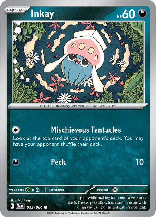 Pokemon Inkay 33/64 Shrouded Fable