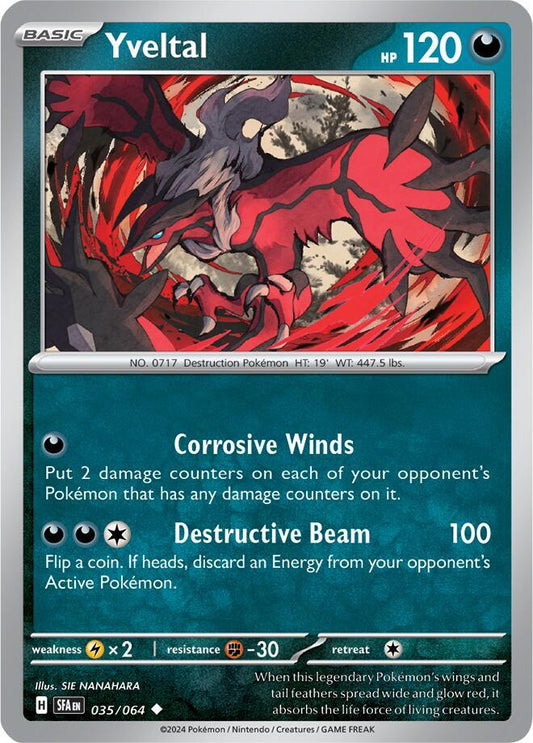 Pokemon Yveltal 35/64 Shrouded Fable