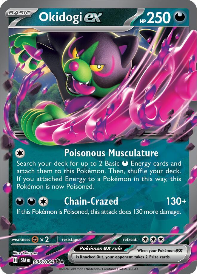 Pokemon Okidogi ex 36/64 Shrouded Fable