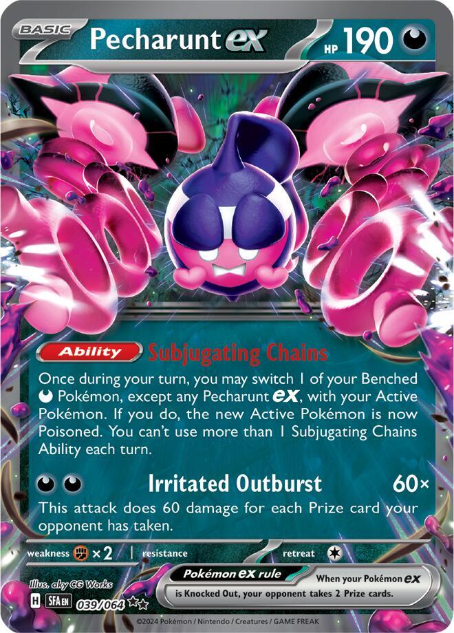 Pokemon Pecharunt ex 39/64 Shrouded Fable