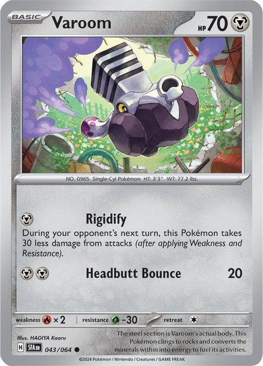 Pokemon Varoom 43/64 Shrouded Fable