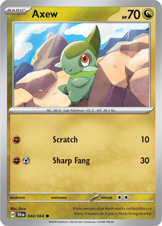 Pokemon Axew 44/64 Shrouded Fable