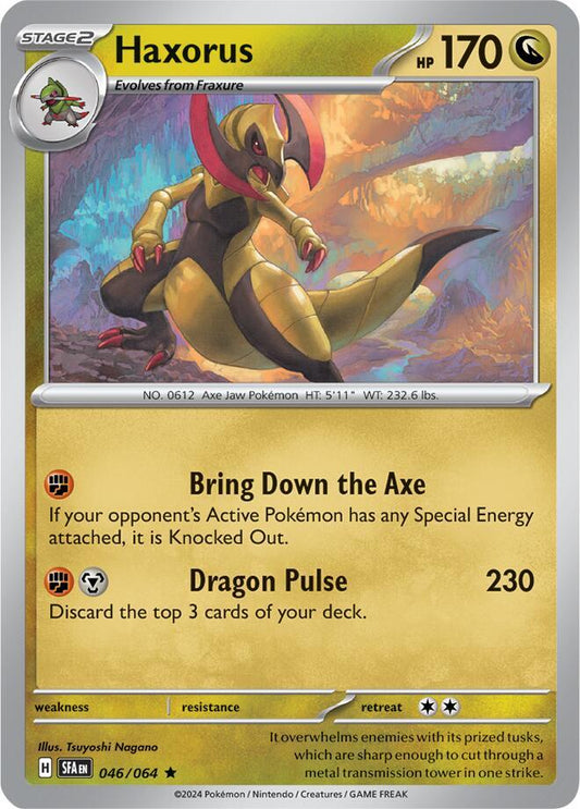 Pokemon Haxorus 46/64 Shrouded Fable