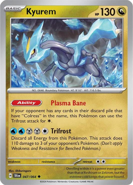 Pokemon Kyurem 47/64 Shrouded Fable