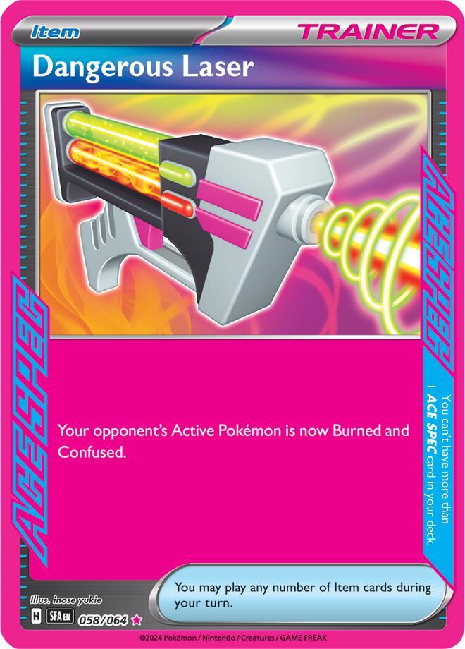 Pokemon Dangerous Laser 58/64 Shrouded Fable