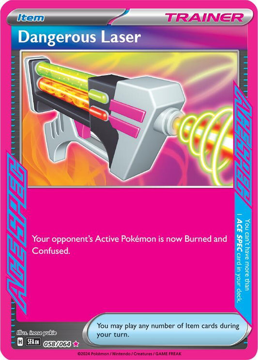 Pokemon Dangerous Laser 58/64 Shrouded Fable