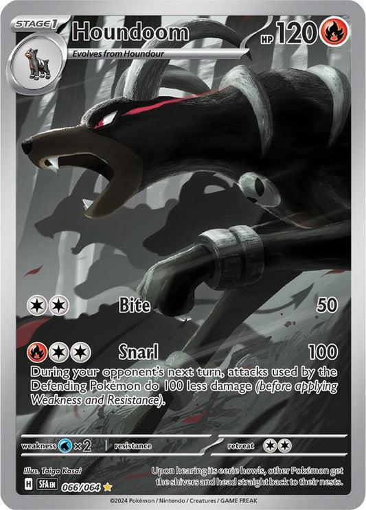 Pokemon Houndoom 66/64 Shrouded Fable