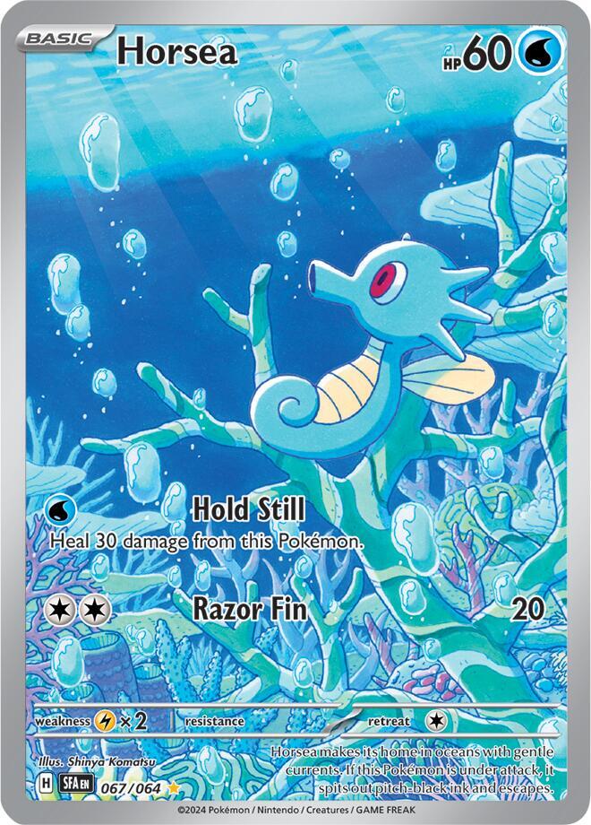Pokemon Horsea 67/64 Shrouded Fable