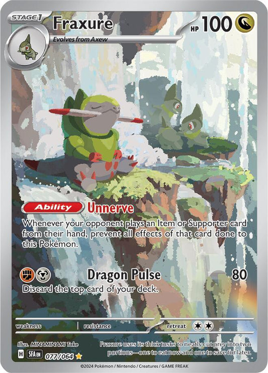 Pokemon Fraxure 77/64 Shrouded Fable
