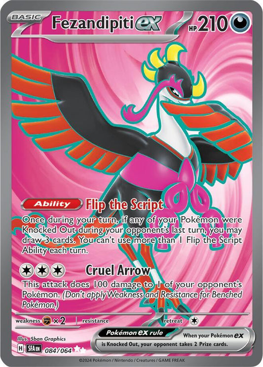 Pokemon Fezandipiti ex 84/64 Shrouded Fable
