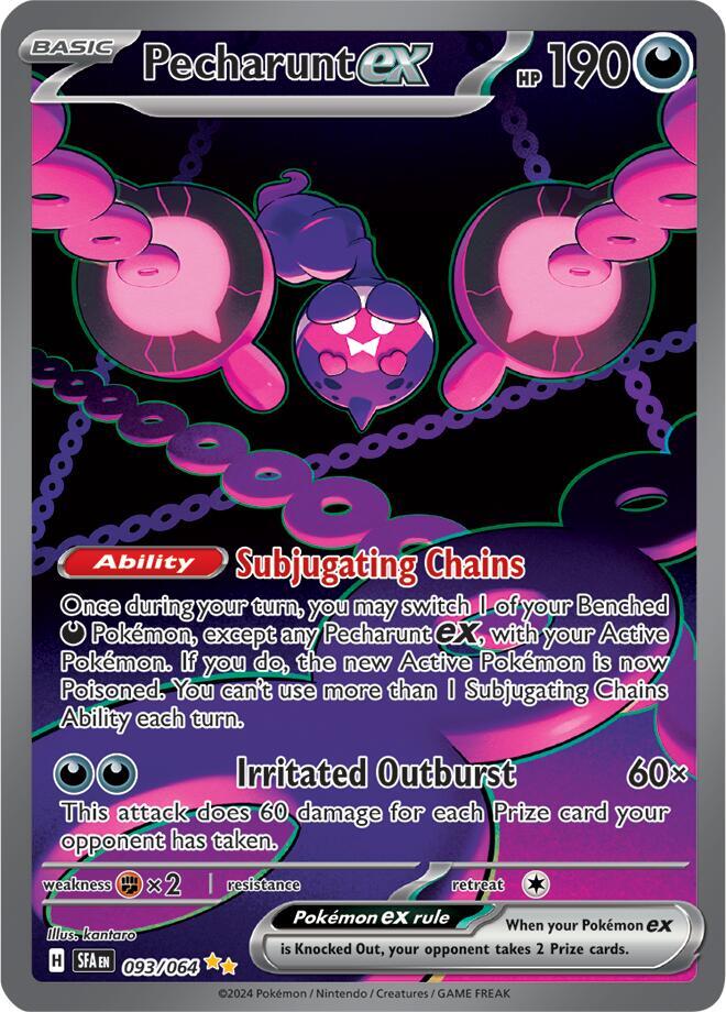 Pokemon Pecharunt ex 93/64 Shrouded Fable