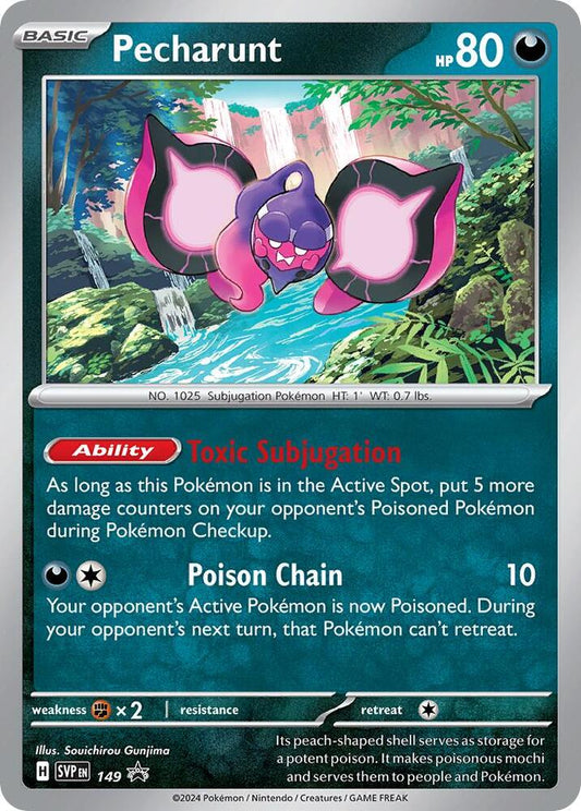 Pokemon Pecharunt 149 SVP Black Star Promos