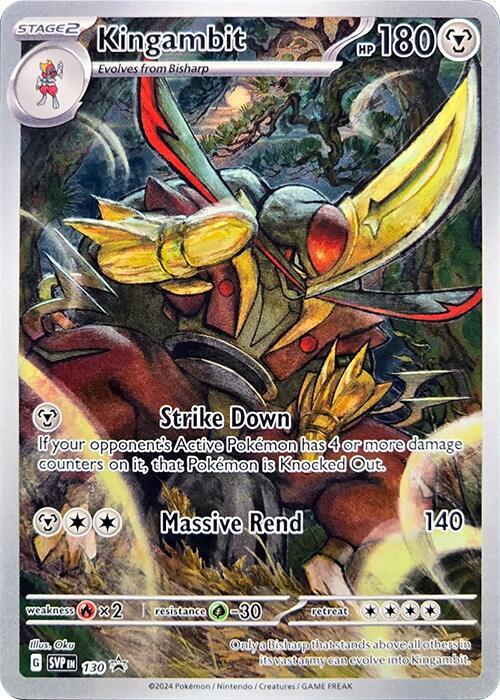 Pokemon Kingambit 130 SVP Black Star Promos