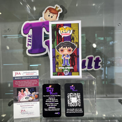 [SOLD 8.1.24] Funko Pop! Animation Cowboy Bebop - Spike with Noodles #1217 Target Exclusive Signed by Steve Blum