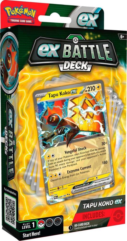 Pokemon Tapu Koko Ex Battle Deck