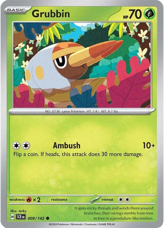 Pokemon Grubbin 9/142 Stellar Crown
