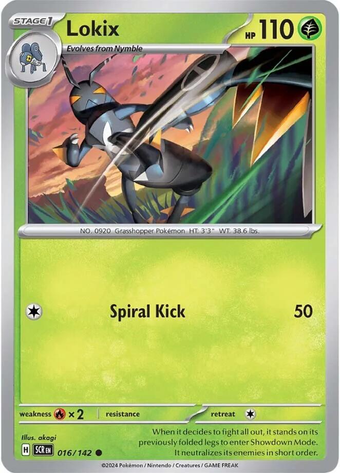 Pokemon Lokix 16/142 Stellar Crown