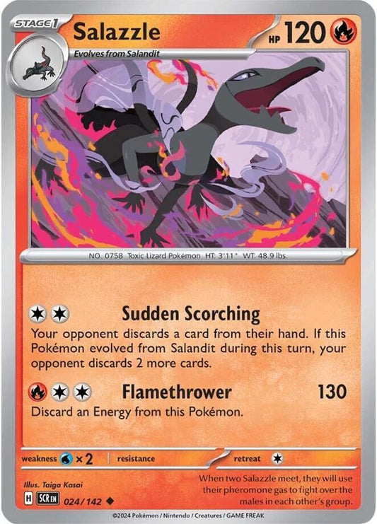 Pokemon Salazzle 24/142 Stellar Crown