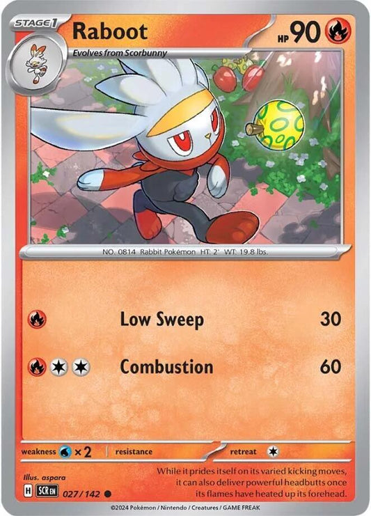 Pokemon Raboot 27/142 Stellar Crown
