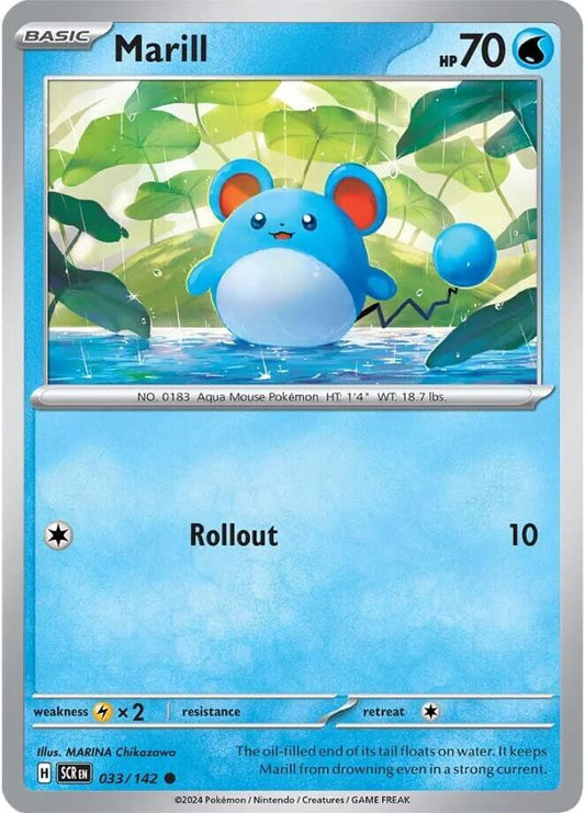 Pokemon Marill 33/142 Stellar Crown