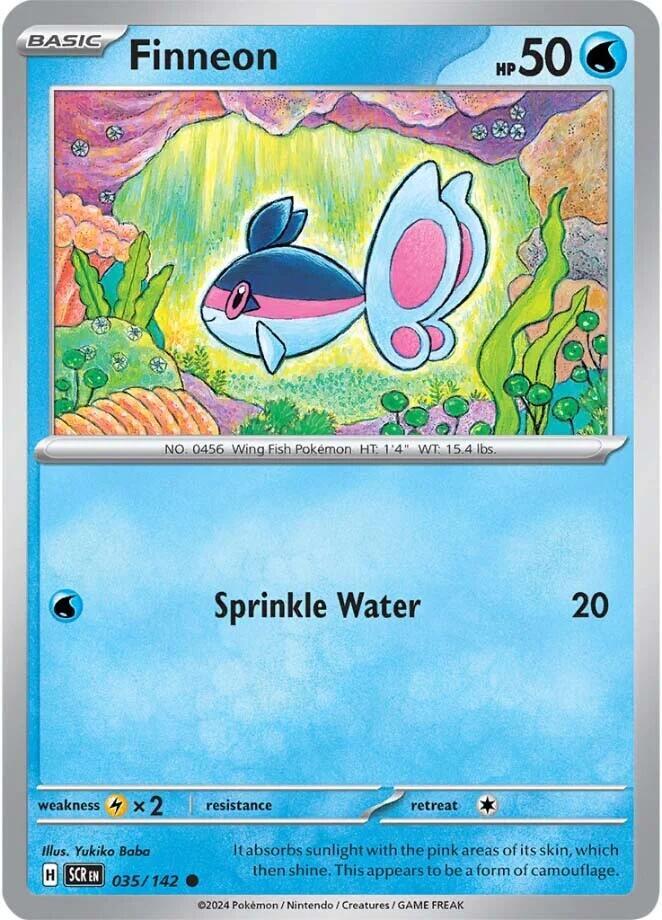 Pokemon Finneon 35/142 Stellar Crown