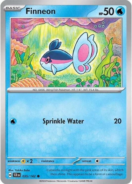 Pokemon Finneon 35/142 Stellar Crown