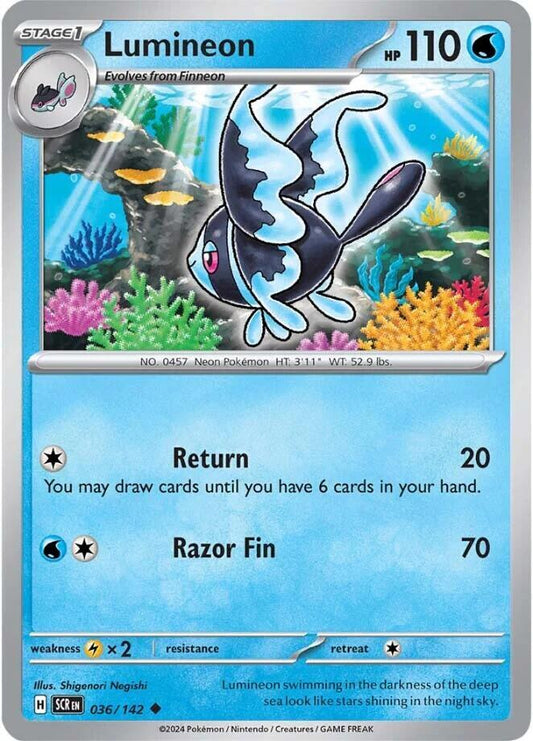 Pokemon Lumineon 36/142 Stellar Crown