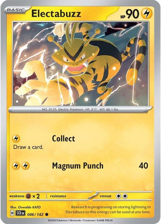 Pokemon Electabuzz 46/142 Stellar Crown