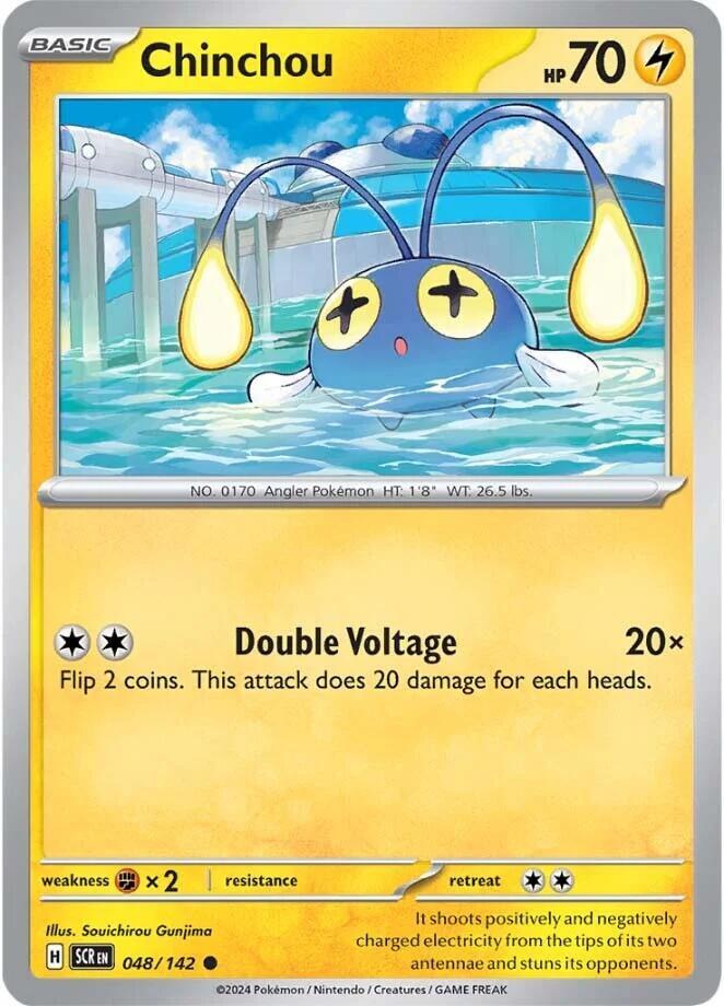 Pokemon Chinchou 48/142 Stellar Crown