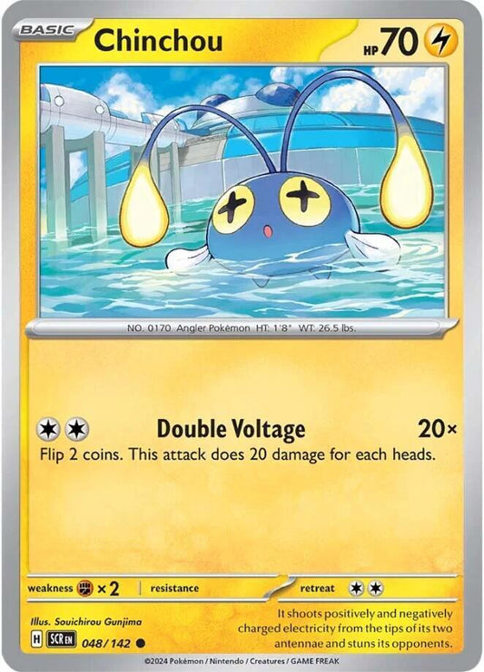 Pokemon Chinchou 48/142 Stellar Crown