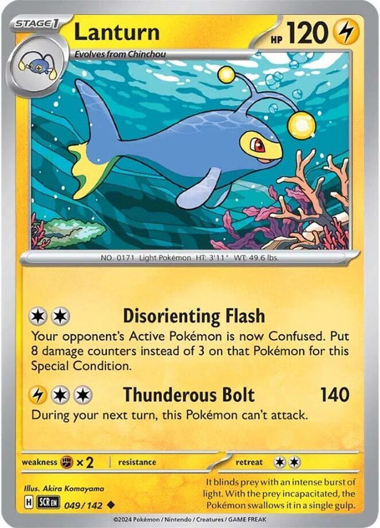 Pokemon Lanturn 49/142 Stellar Crown