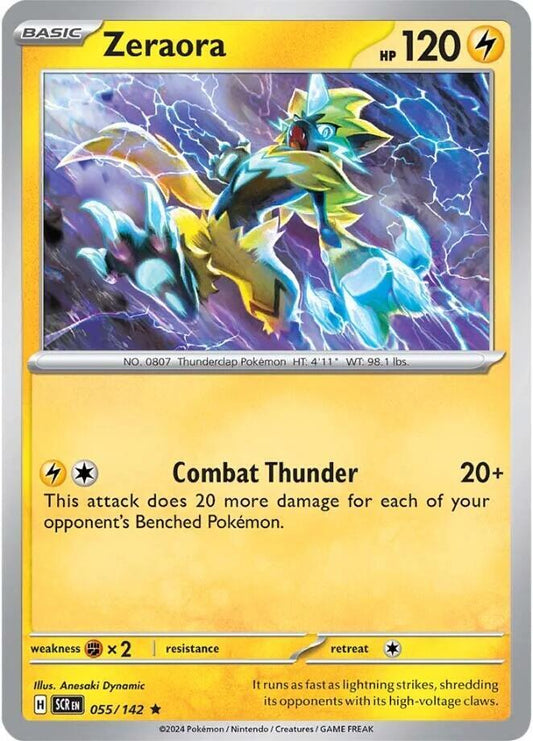 Pokemon Zeraora 55/142 Stellar Crown