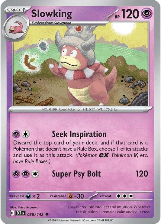Pokemon Slowking 58/142 Stellar Crown