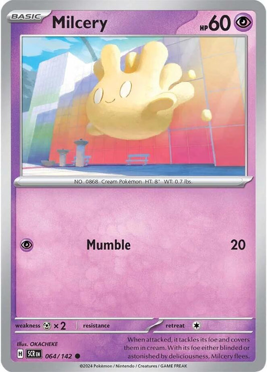 Pokemon Milcery 64/142 Stellar Crown