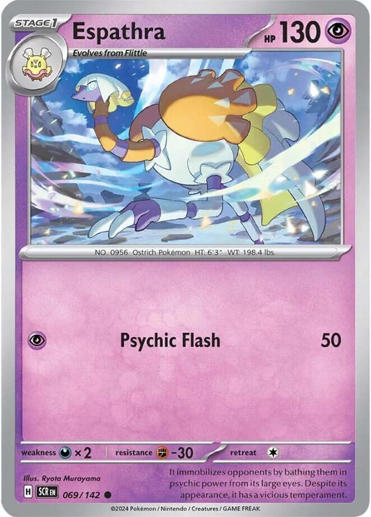 Pokemon Espathra 69/142 Stellar Crown