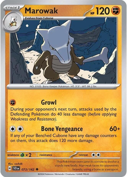 Pokemon Marowak 73/142 Stellar Crown