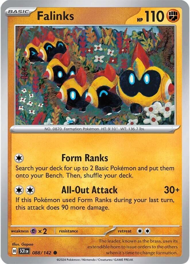 Pokemon Falinks 88/142 Stellar Crown