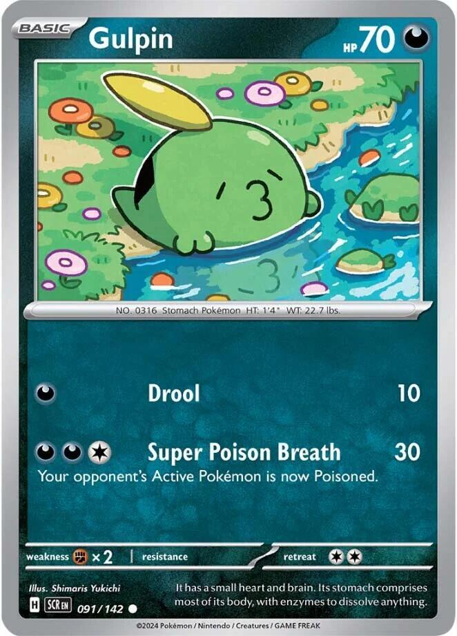 Pokemon Gulpin 91/142 Stellar Crown