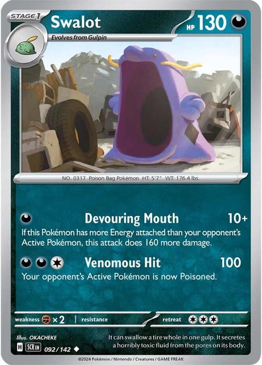 Pokemon Swalot 92/142 Stellar Crown