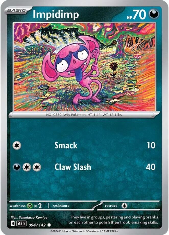 Pokemon Impidimp 94/142 Stellar Crown