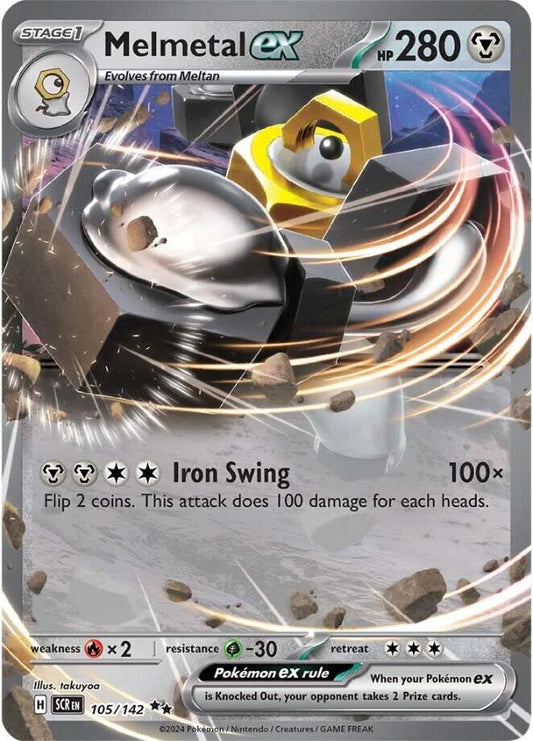 Pokemon Melmetal ex 105/142 Stellar Crown